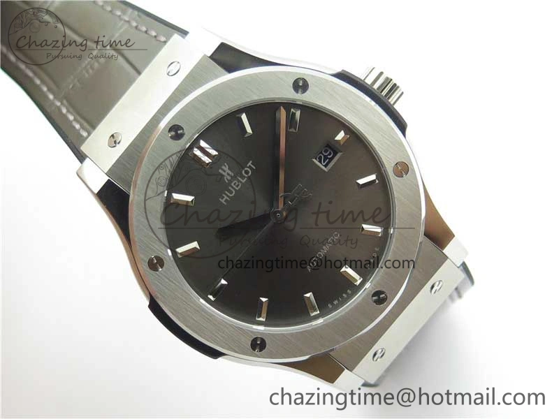 Fusion 42mm SS B50 Gray Dial On Gray Gummy Strap A QuickDry 6815