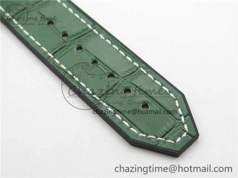 Fusion 42mm SS B50 Green Dial On Green Gummy Strap A NewStyle 6813