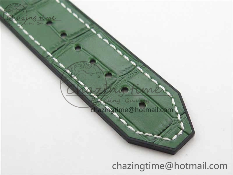 Fusion 42mm SS B50 Green Dial On Green Gummy Strap A NewStyle 6813