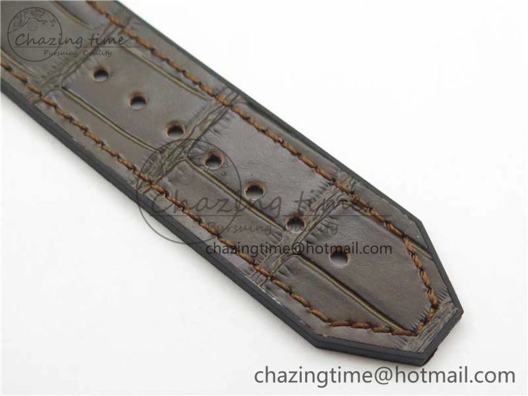 Fusion 42mm SS B50 White Dial On Brown Gummy Strap A Timeless 6809