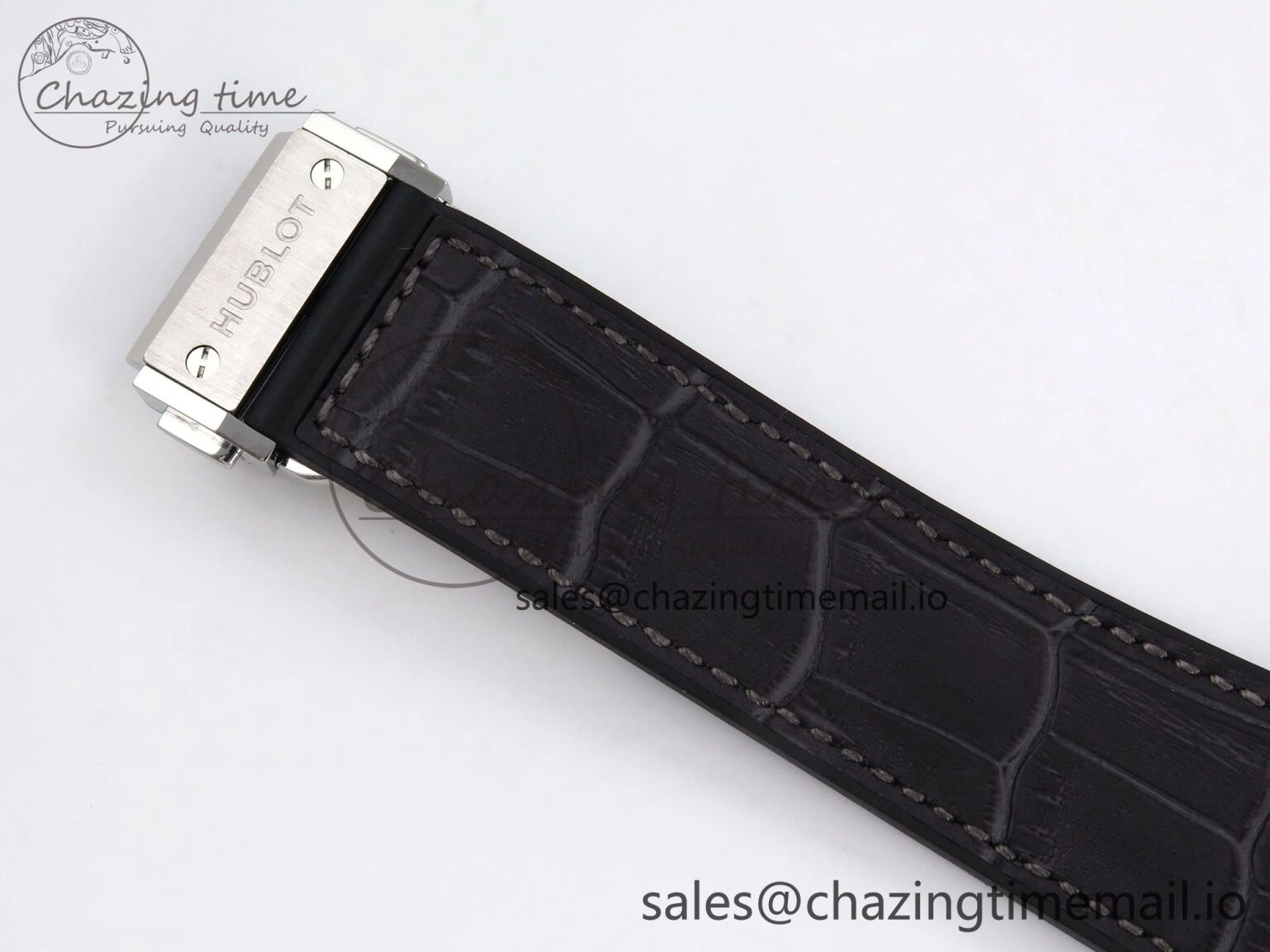 Fusion 42mm SS JJF 1:1 Best Edition Gray Dial on Black Gummy Leather Strap Timeless 6704