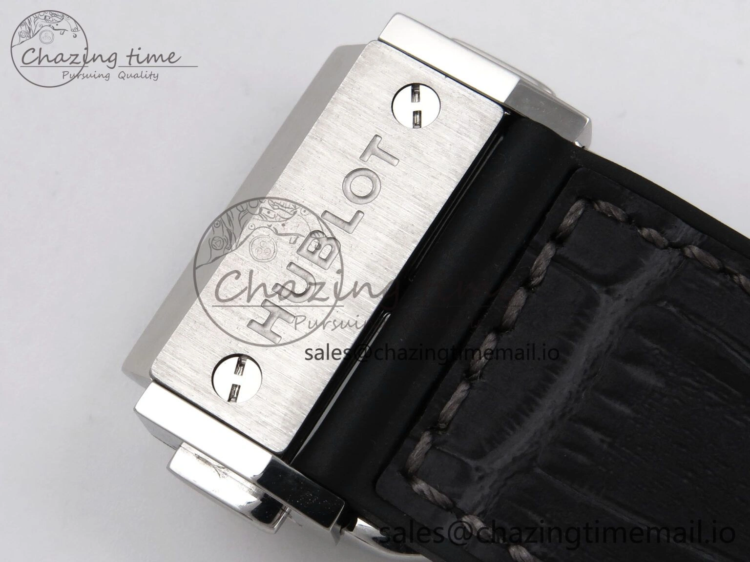 Fusion 42mm SS JJF 1:1 Best Edition Gray Dial on Black Gummy Leather Strap Timeless 6704