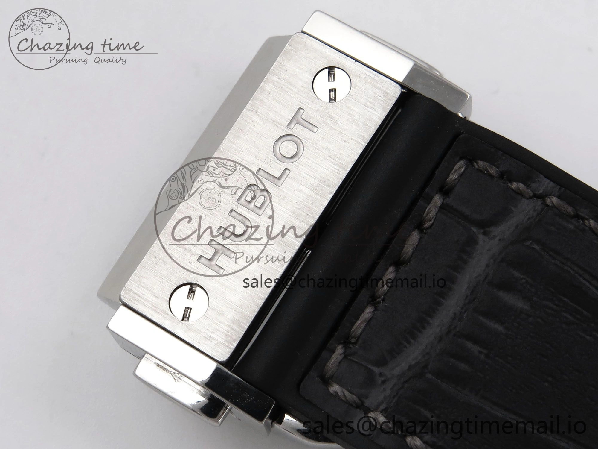 Fusion 42mm SS JJF 1:1 Best Edition Gray Dial on Black Gummy Leather Strap Timeless 6704
