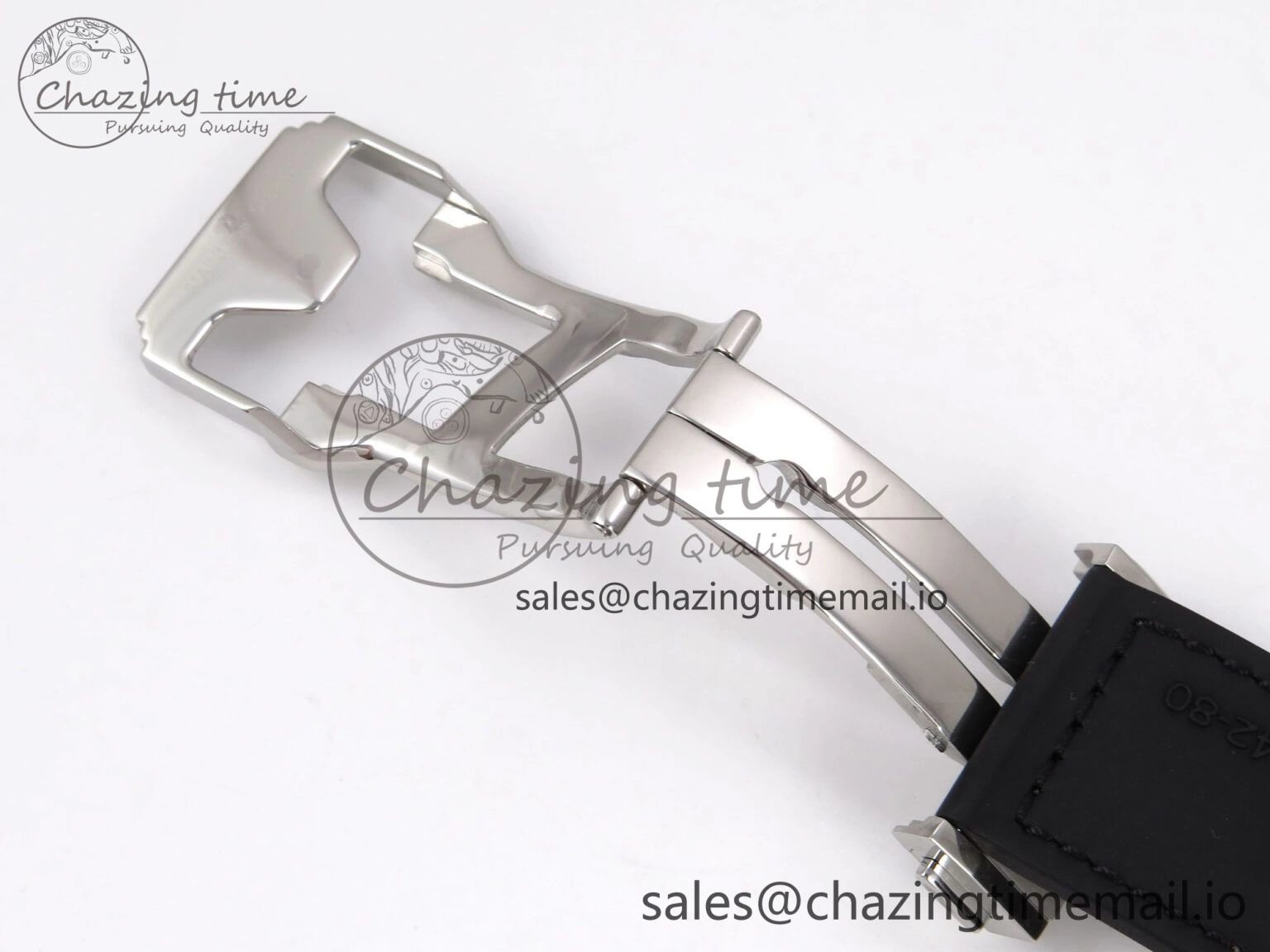Fusion 42mm SS JJF 1:1 Best Edition Green Dial on Green Gummy Leather Strap FashionForward 6708
