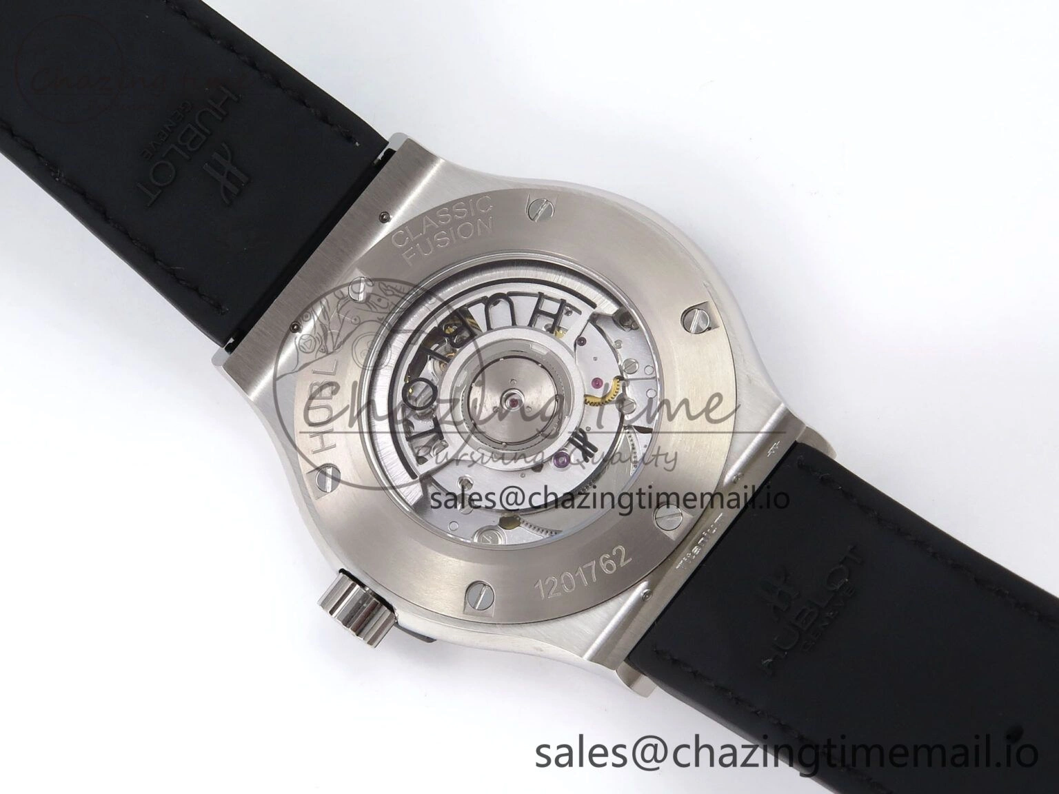 Fusion 42mm SS JJF 1:1 Best Edition Green Dial on Green Gummy Leather Strap FashionForward 6708