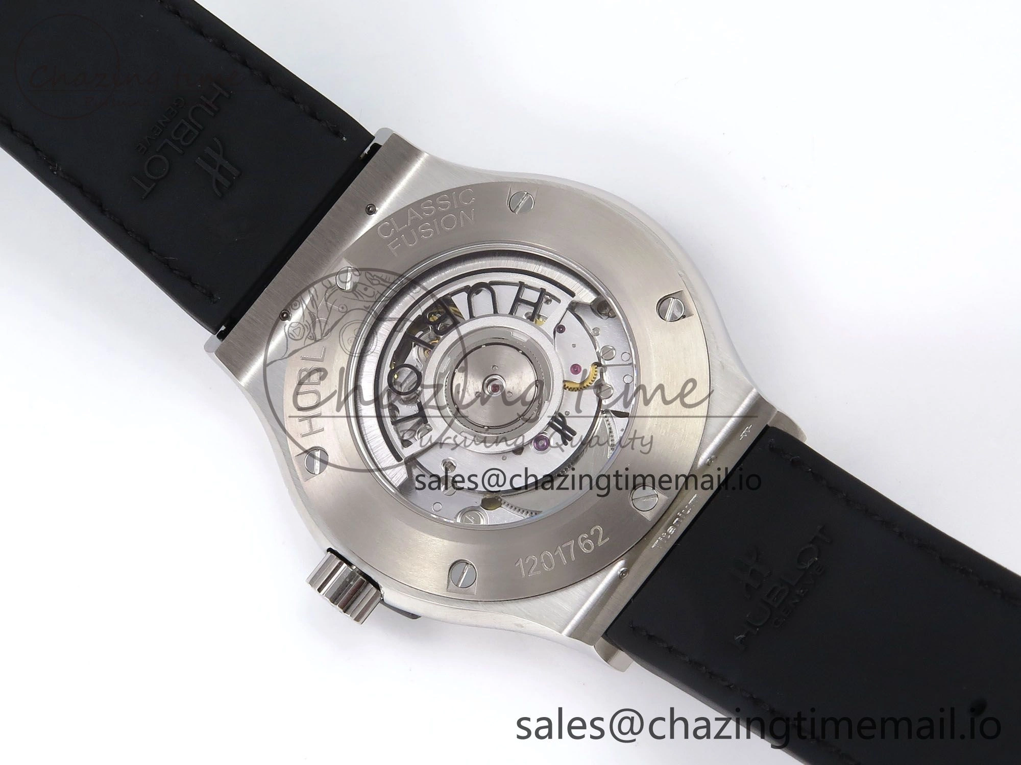 Fusion 42mm SS JJF 1:1 Best Edition Green Dial on Green Gummy Leather Strap FashionForward 6708