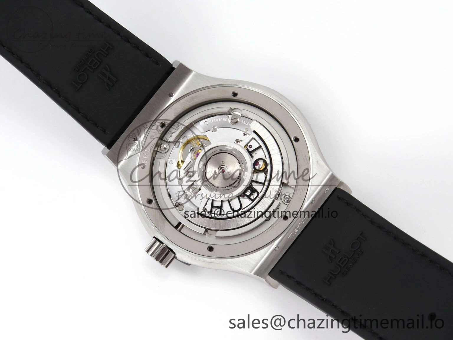 Fusion 42mm SS JJF 1:1 Best Edition Green Dial on Green Gummy Leather Strap FashionForward 6708