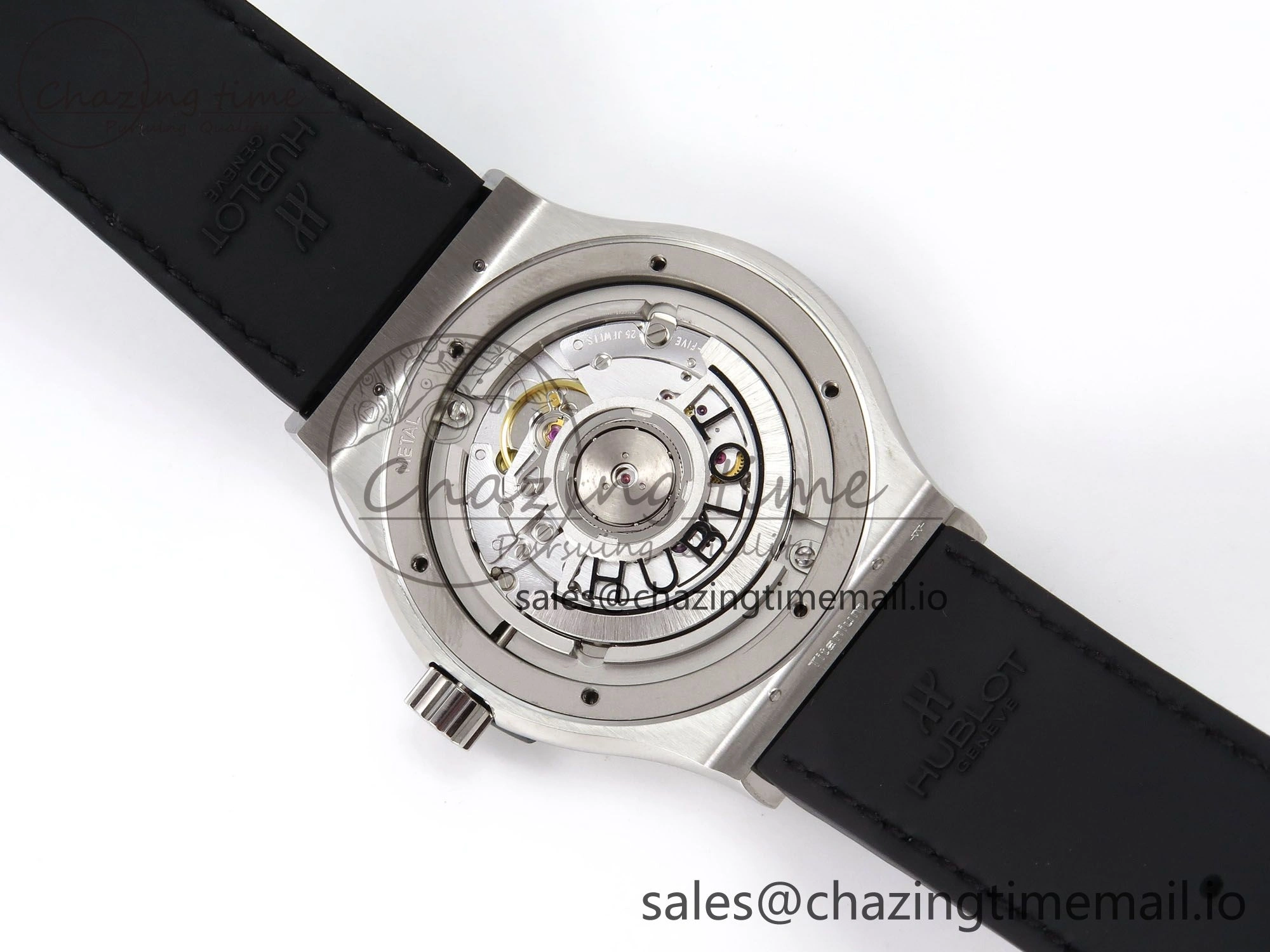 Fusion 42mm SS JJF 1:1 Best Edition Green Dial on Green Gummy Leather Strap FashionForward 6708