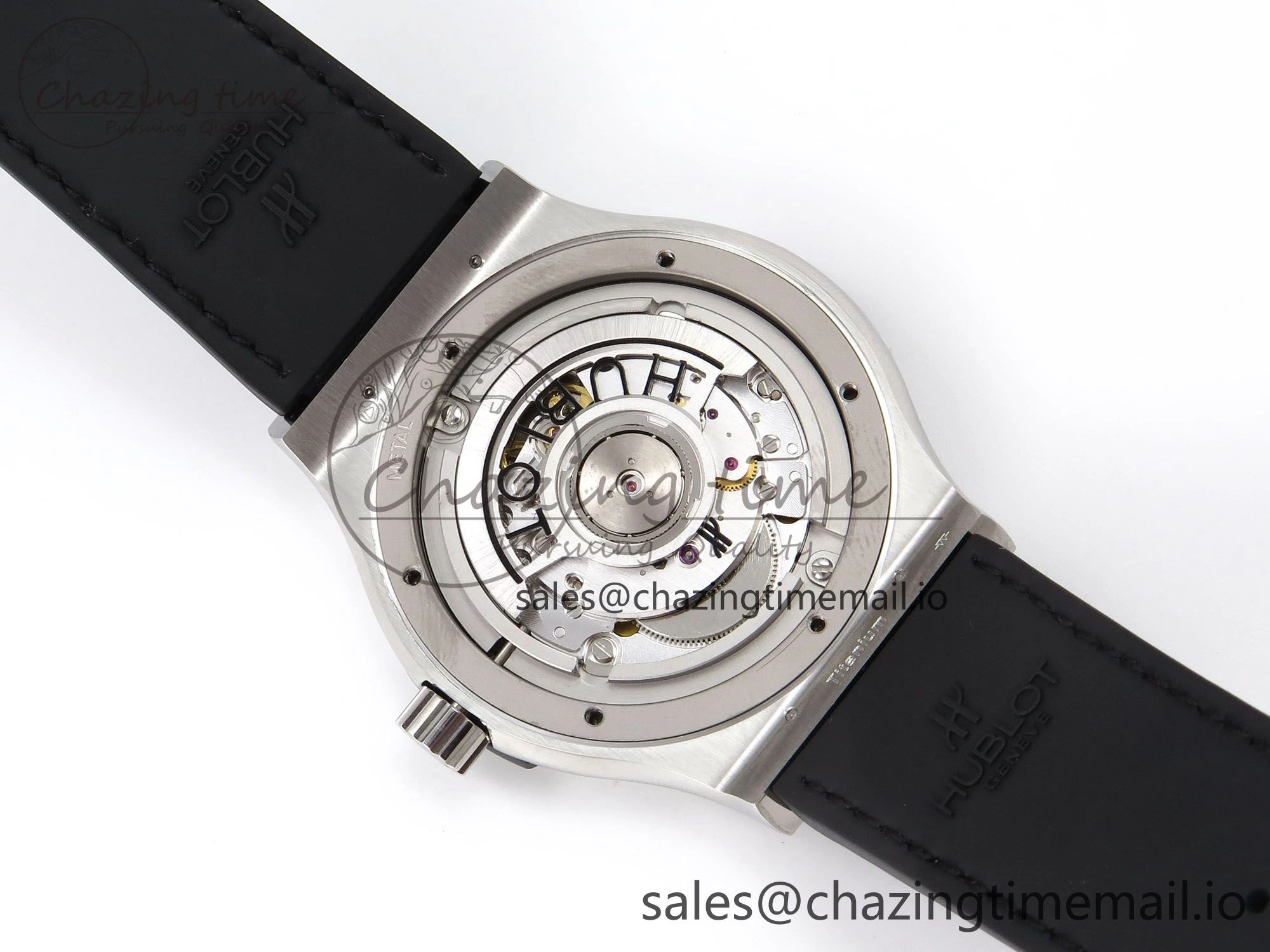Fusion 42mm SS JJF 1:1 Best Edition Green Dial on Green Gummy Leather Strap FashionForward 6708