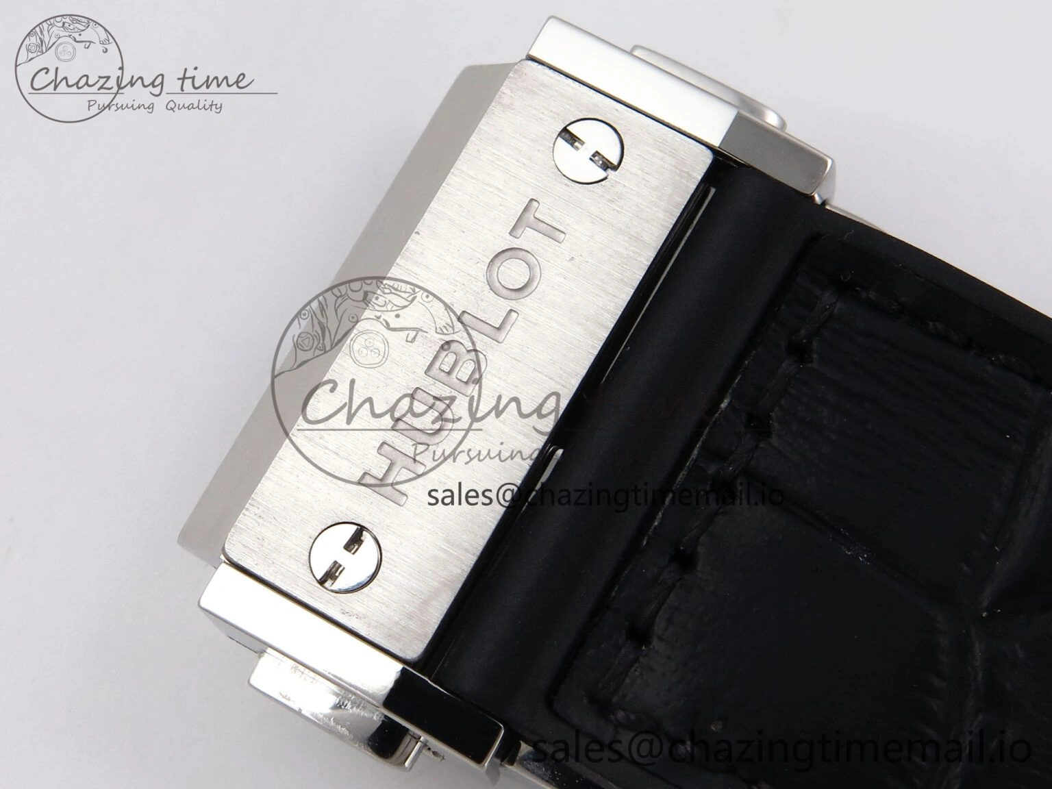 Fusion 42mm SS JJF 1:1 Best Edition White Dial on Black Gummy Leather Strap UrbanChic 6707
