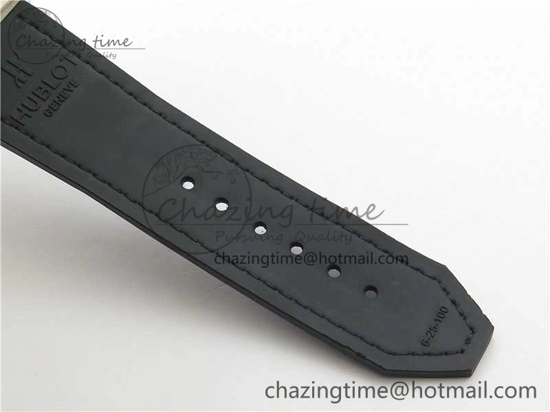 Fusion 42mm SS Paved Diamonds Bezel B50F Blue Dial On Gummy Strap A Durable 6787