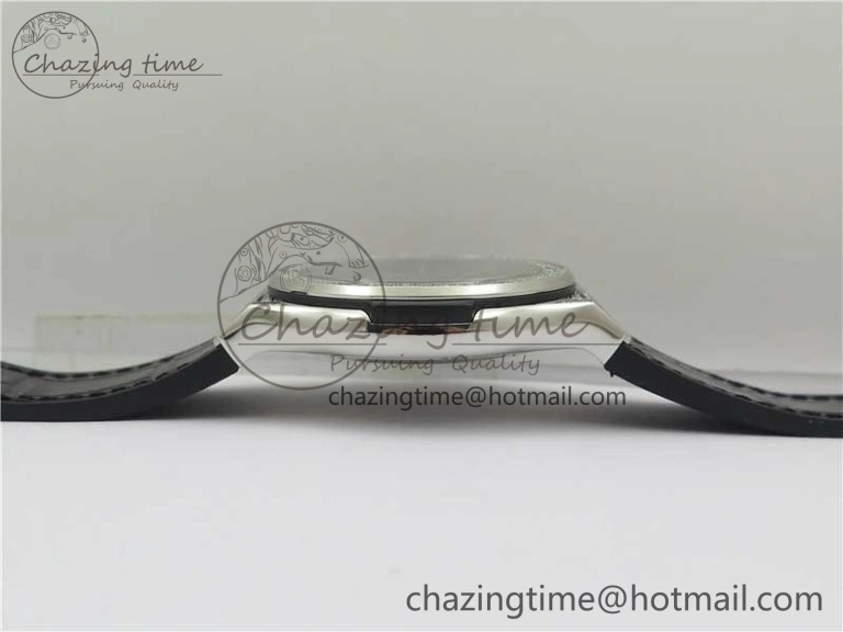 GoodFit Fusion 42mm SS Paved Diamonds Case Bezel B50F Black Dial On Gummy Strap A 6785