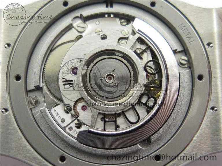 Fusion 42mm SS Paved Diamonds Case Bezel B50F Gray Dial On Gummy Strap A Stylish 6786