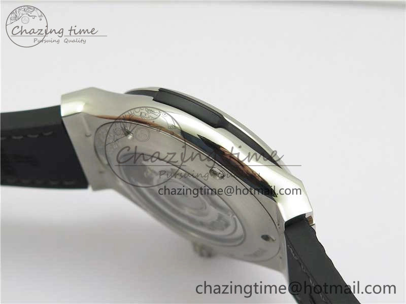 Fusion 42mm SS WWF 1:1 Best Edition Gray Dial On Gummy Strap Asian HB Practical 6791