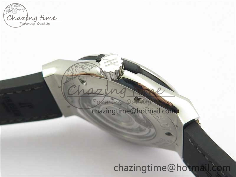 Fusion 42mm SS WWF 1:1 Best Edition Gray Dial On Gummy Strap Asian HB Practical 6791