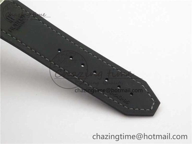 Fusion 42mm SS WWF 1:1 Best Edition Gray Dial On Gummy Strap Asian HB Practical 6791