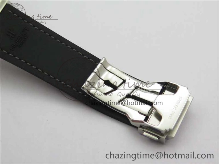 Fusion 42mm SS WWF 1:1 Best Edition Gray Dial On Gummy Strap Asian HB Practical 6791