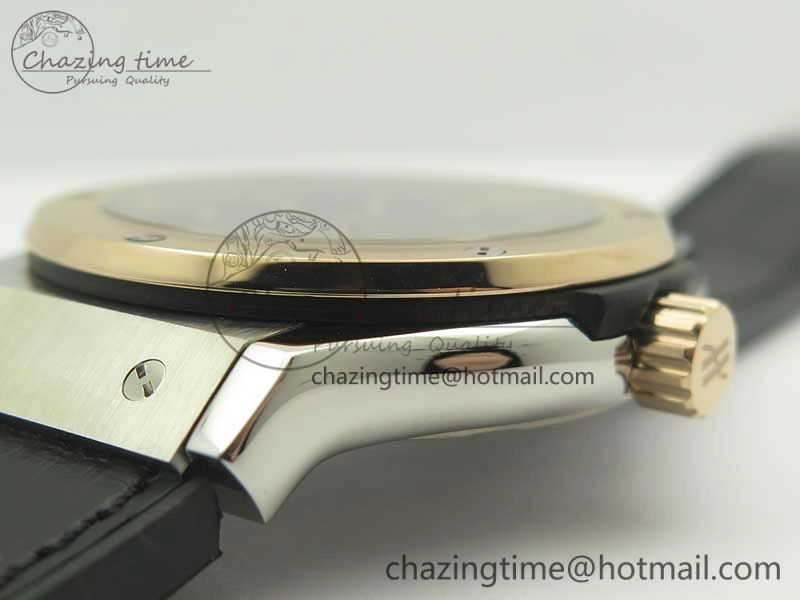 Fusion 42mm Ti RG F16 Factory 1:1 Best Edition Black Dial On Gummy Strap A Resilient 6868