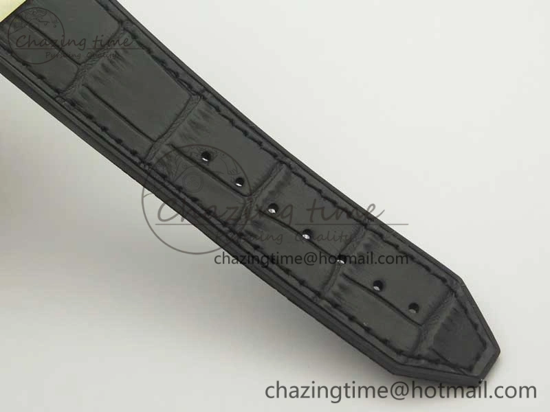 Fusion 42mm Ti RG F16 Factory 1:1 Best Edition Black Dial On Gummy Strap A Resilient 6868