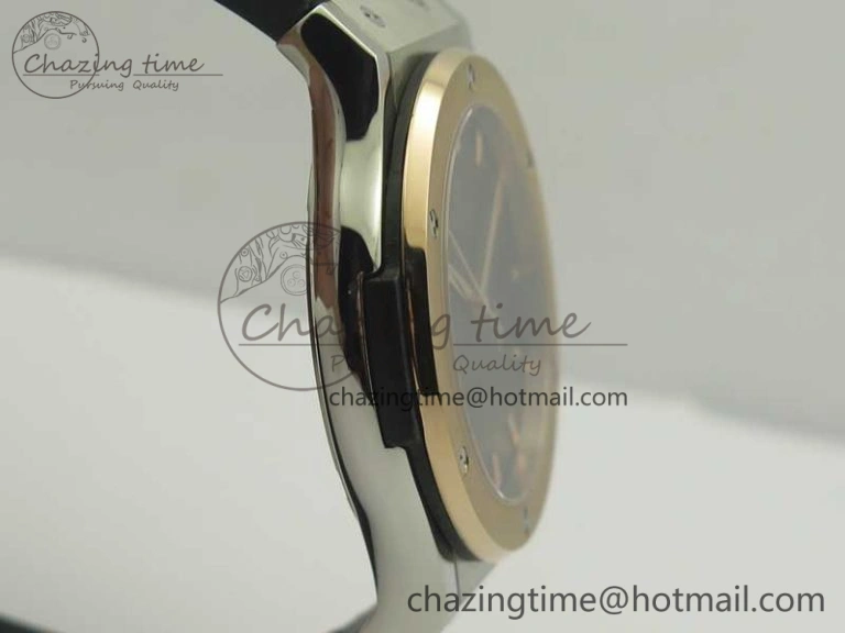 Fusion 42mm Ti RG F16 Factory 1:1 Best Edition Black Dial On Gummy Strap A Resilient 6868