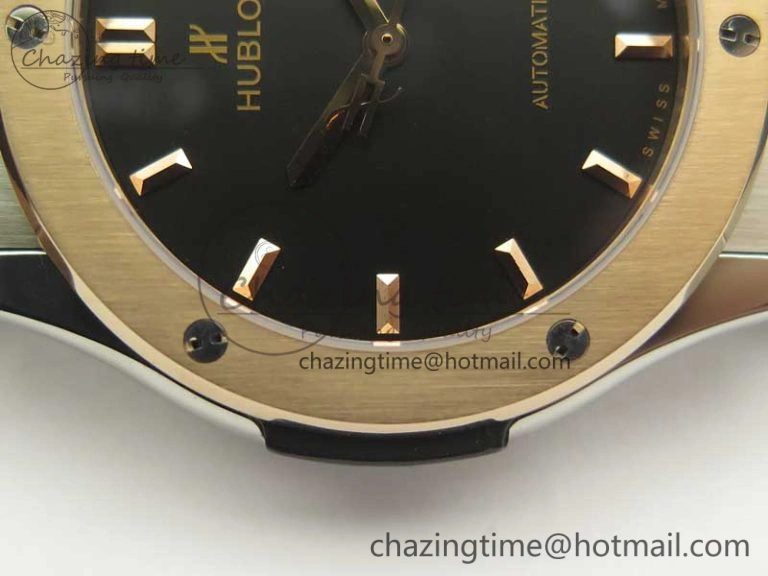 Fusion 42mm Ti RG F16 Factory 1:1 Best Edition Black Dial On Gummy Strap A Resilient 6868
