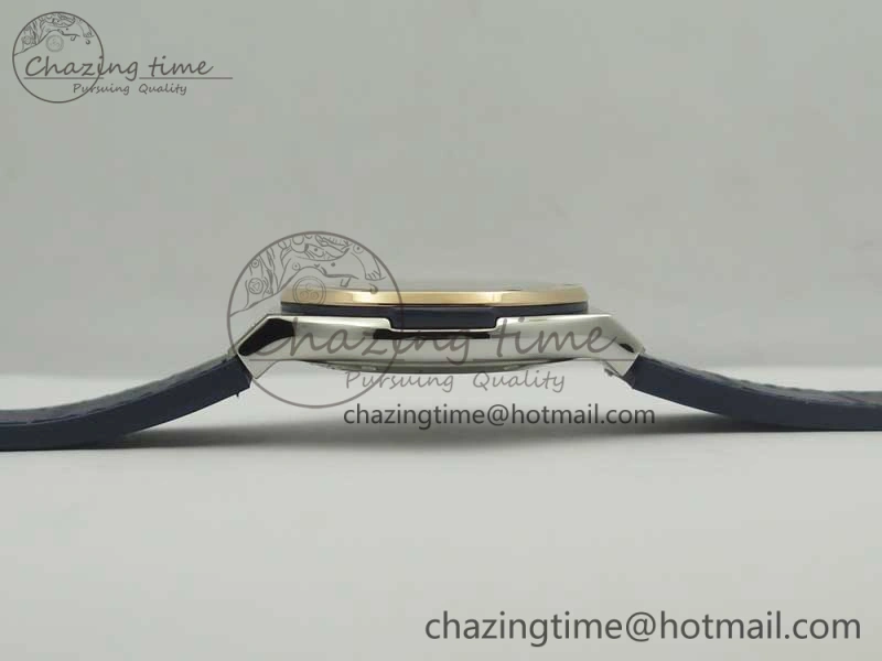 Fusion 42mm Ti RG F16 Factory 1:1 Best Edition Blue Dial On Gummy Strap A ModernLook 6866