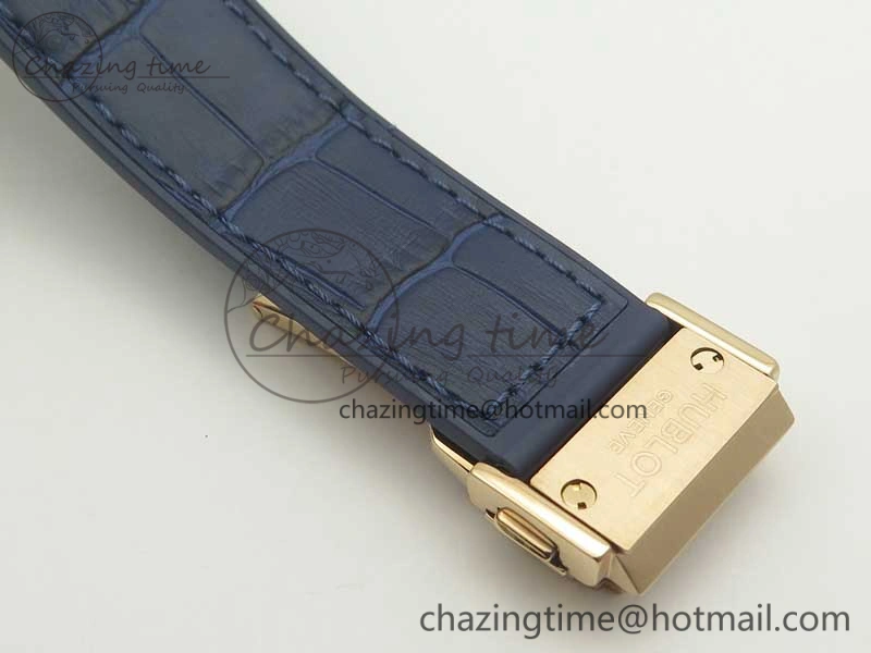 Fusion 42mm Ti RG F16 Factory 1:1 Best Edition Blue Dial On Gummy Strap A ModernLook 6866