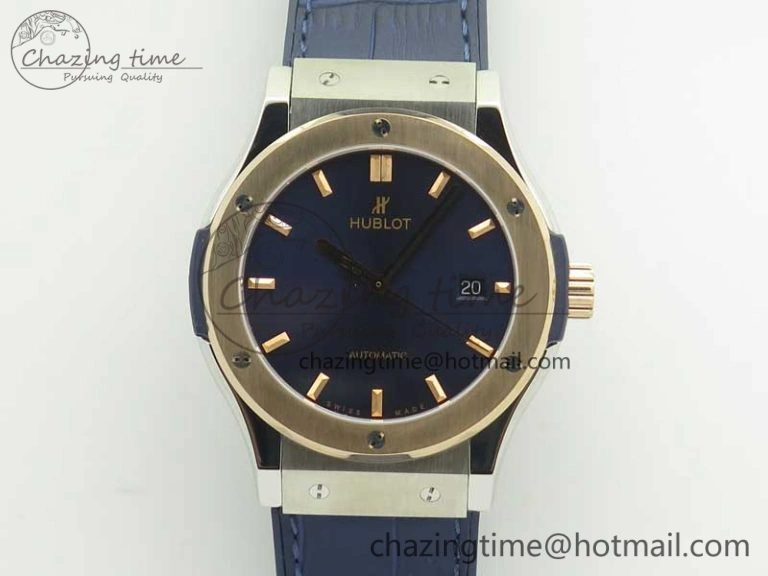 Fusion 42mm Ti RG F16 Factory 1:1 Best Edition Blue Dial On Gummy Strap A ModernLook 6866
