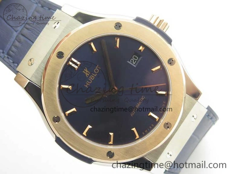 Fusion 42mm Ti RG F16 Factory 1:1 Best Edition Blue Dial On Gummy Strap A ModernLook 6866