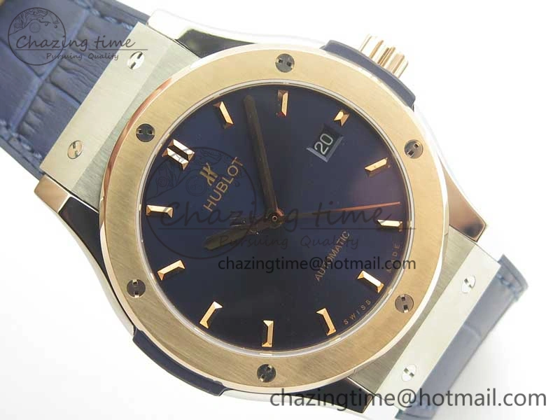 Fusion 42mm Ti RG F16 Factory 1:1 Best Edition Blue Dial On Gummy Strap A ModernLook 6866