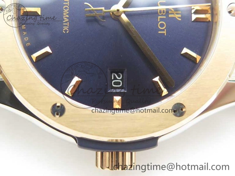 Fusion 42mm Ti RG F16 Factory 1:1 Best Edition Blue Dial On Gummy Strap A ModernLook 6866