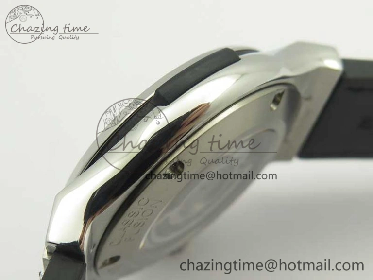 Fusion 42mm Titanium F16 Factory 1:1 Best Edition Black Dial On Gummy Strap A GoAnywhere 6879