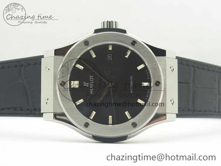 Fusion 42mm Titanium F16 Factory 1:1 Best Edition Black Dial On Gummy Strap A GoAnywhere 6879