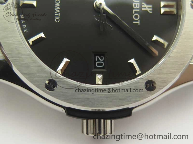 Fusion 42mm Titanium F16 Factory 1:1 Best Edition Black Dial On Gummy Strap A GoAnywhere 6879
