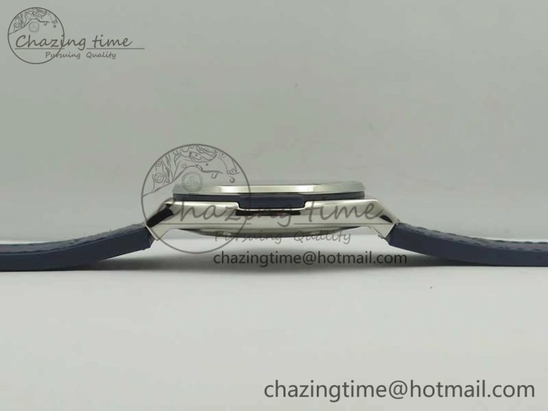TravelReady Fusion 42mm Titanium F16 Factory 1:1 Best Edition Blue Dial On Gummy Strap A 6871