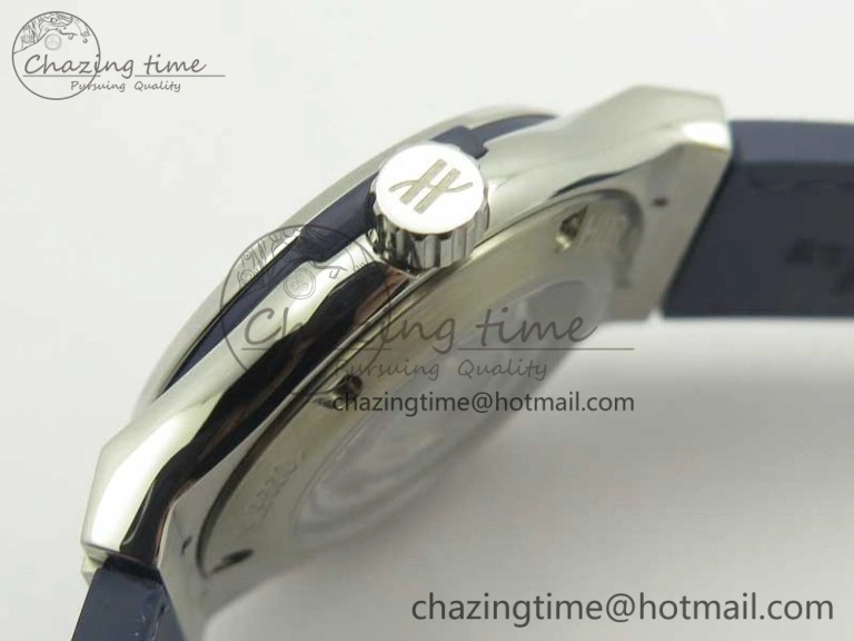 TravelReady Fusion 42mm Titanium F16 Factory 1:1 Best Edition Blue Dial On Gummy Strap A 6871