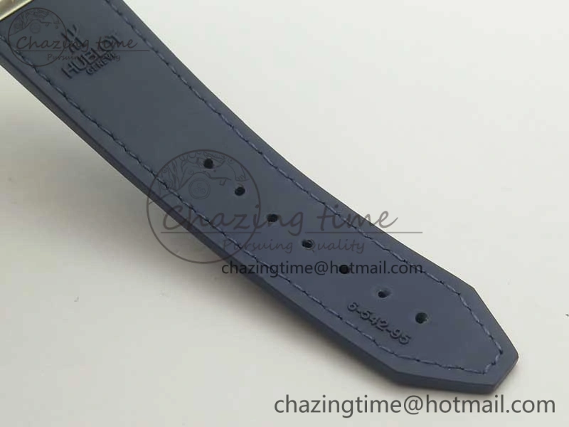 TravelReady Fusion 42mm Titanium F16 Factory 1:1 Best Edition Blue Dial On Gummy Strap A 6871
