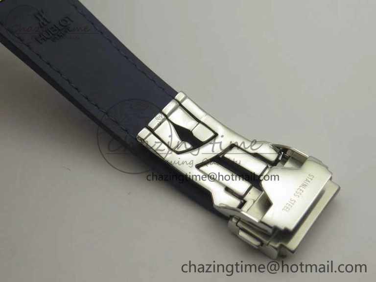 TravelReady Fusion 42mm Titanium F16 Factory 1:1 Best Edition Blue Dial On Gummy Strap A 6871