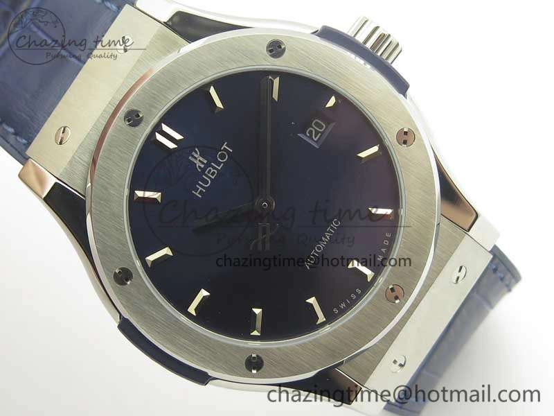 TravelReady Fusion 42mm Titanium F16 Factory 1:1 Best Edition Blue Dial On Gummy Strap A 6871