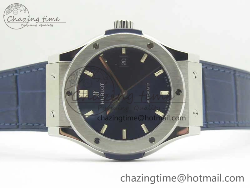 TravelReady Fusion 42mm Titanium F16 Factory 1:1 Best Edition Blue Dial On Gummy Strap A 6871