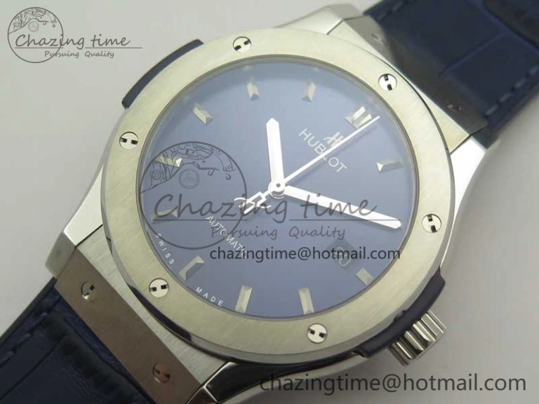 TravelReady Fusion 42mm Titanium F16 Factory 1:1 Best Edition Blue Dial On Gummy Strap A 6871