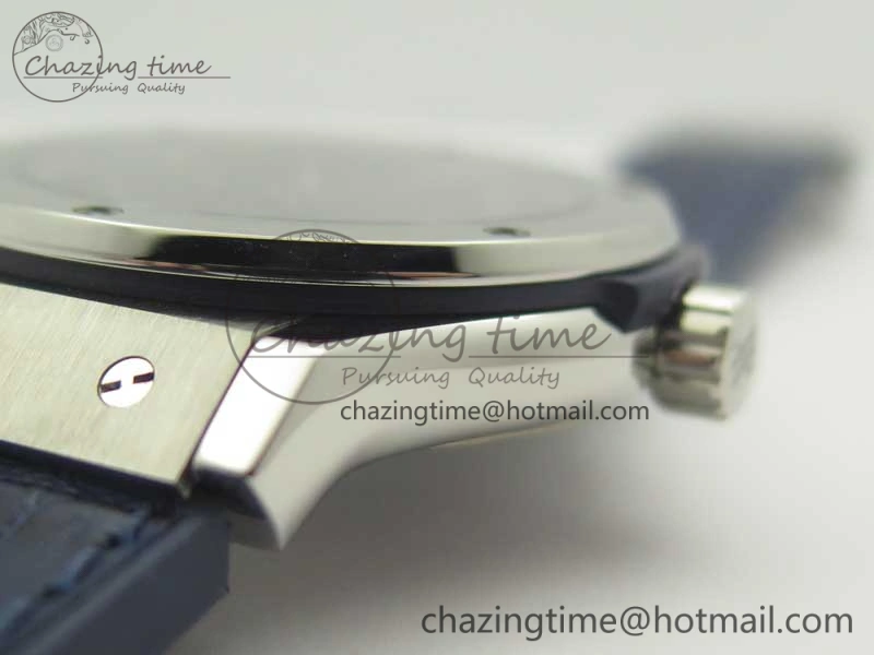 TravelReady Fusion 42mm Titanium F16 Factory 1:1 Best Edition Blue Dial On Gummy Strap A 6871