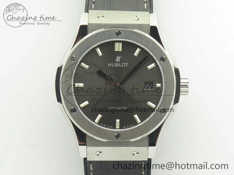 DailyWear Fusion 42mm Titanium F16 Factory 1:1 Best Edition Gray Dial On Gummy Strap A 6872
