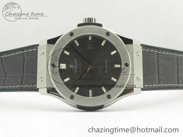 DailyWear Fusion 42mm Titanium F16 Factory 1:1 Best Edition Gray Dial On Gummy Strap A 6872