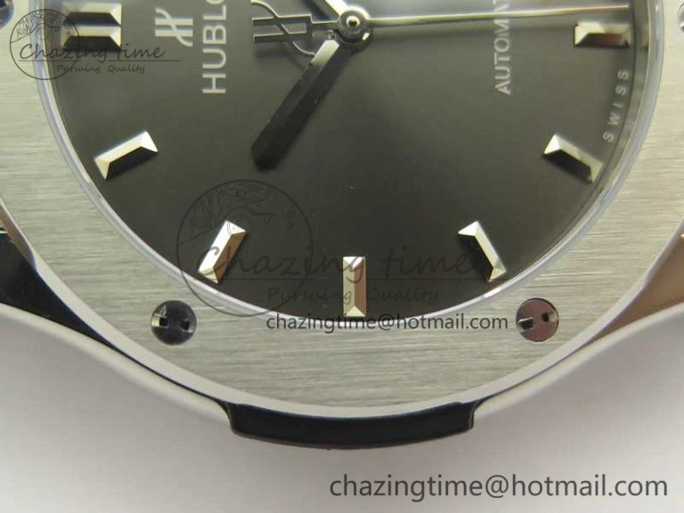 DailyWear Fusion 42mm Titanium F16 Factory 1:1 Best Edition Gray Dial On Gummy Strap A 6872