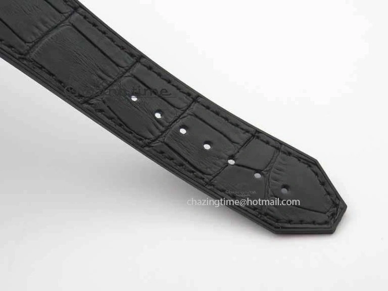 WrinkleFree Fusion 42mm Titanium JJF 1:1 Best Edition Black Dial On Gummy Strap A2892 V 6955
