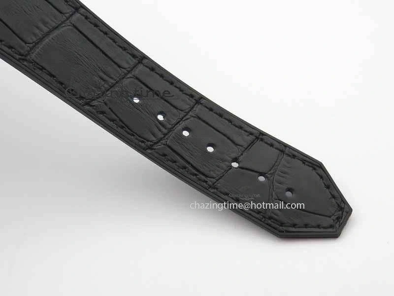 WrinkleFree Fusion 42mm Titanium JJF 1:1 Best Edition Black Dial On Gummy Strap A2892 V 6955