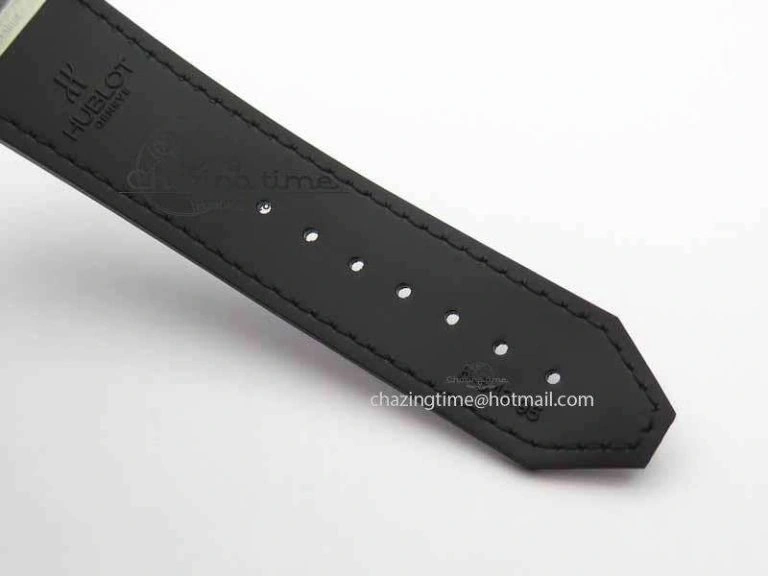 WrinkleFree Fusion 42mm Titanium JJF 1:1 Best Edition Black Dial On Gummy Strap A2892 V 6955