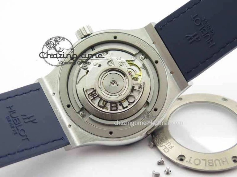 Fusion 42mm Titanium JJF 1:1 Best Edition Blue Dial On Gummy Strap A2892 V Youthful 6956