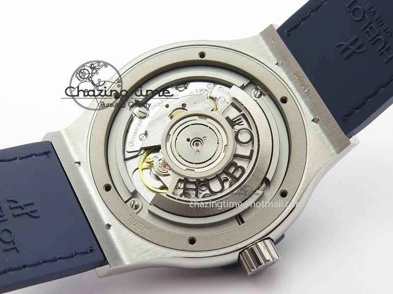 Fusion 42mm Titanium JJF 1:1 Best Edition Blue Dial On Gummy Strap A2892 V Youthful 6956